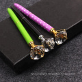 Multiple Colors Crystal Pens Promotional Gift Ball Pens Shiny Metal Diamond Diamond Metal Ballpoint Pens